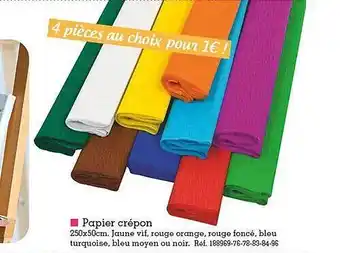Kandy Papier crépon offre