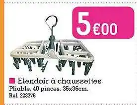 Kandy Étendoir à chaussettes offre