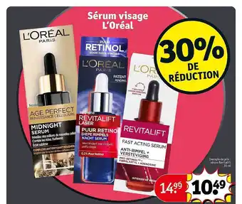 Sérum visage l'oréal