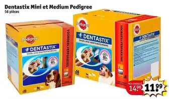 Dentastix mini et medium pedigree