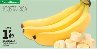 Auchan Supermarché Banane vrac offre