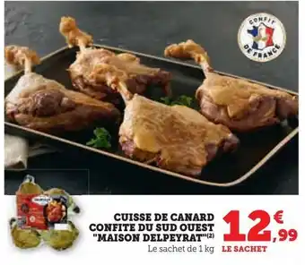 Cuisse de canard confite du sud ouest "maison delpeyrat"