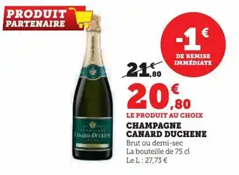 Hyper U Champagne canard duchene offre