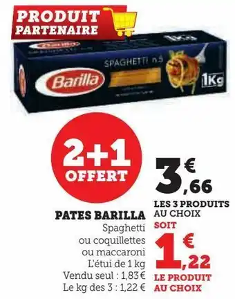 Hyper U Pates barilla offre