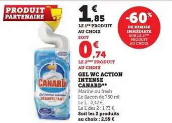 Hyper U Gel wc action intense canard offre