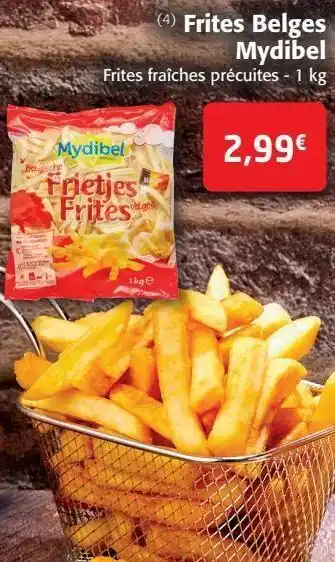 Frites belges mydibel