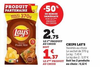 U Express Chips lay's offre