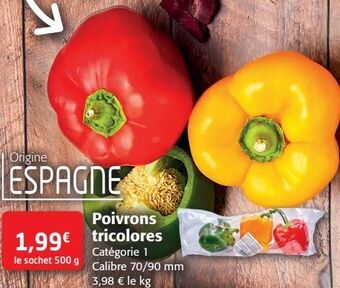 Colruyt Poivrons tricolores offre