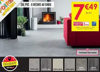 Décor Discount Sol pvc décors bois ou minéral offre