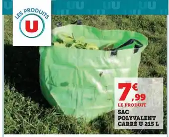 Super U Sac polyvalent carré u 215 l offre