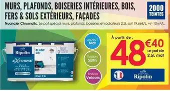 Décor Discount Murs, plafonds, boiseries intérieures, bois, fers & sols extérieurs, façades offre