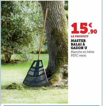 Super U Master balai à gazon u offre