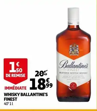 Auchan Supermarché Whisky ballantine's finest offre