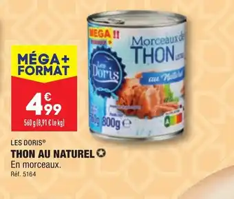ALDI Thon au Naturel offre