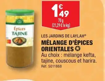 ALDI Mélange d'épices Orientales offre