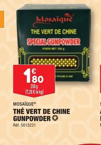 Thé Vert de Chine Gunpowder