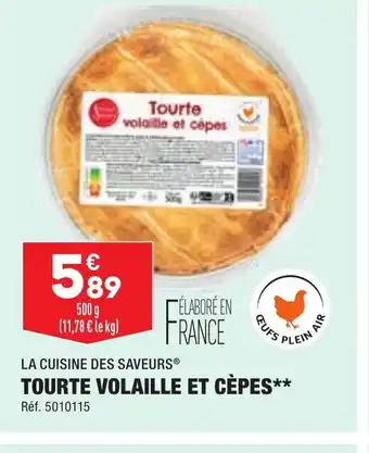 ALDI Tourte Volaille et Cèpes offre