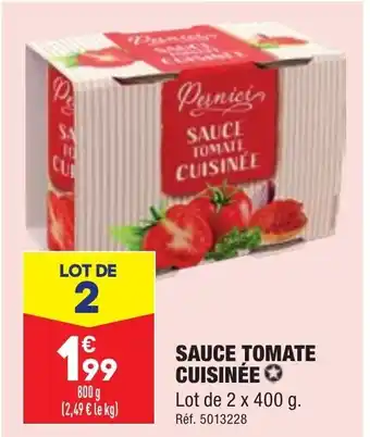 ALDI Sauce Tomate Cuisinée offre