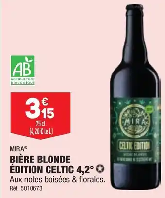 ALDI Bière Blonde Édition Celtic 4,2° offre