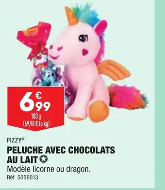 ALDI Peluche Avec Chocolats au Lait offre