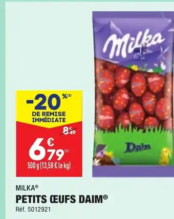 ALDI Petits Œufs Daim offre
