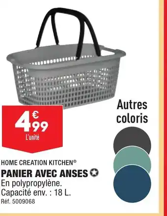 ALDI Panier Avec Anses offre