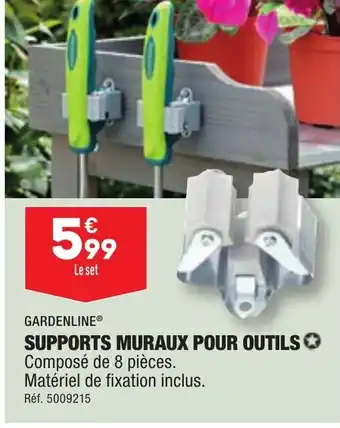 ALDI Supports Muraux Pour Outils offre