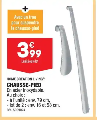 ALDI Chausse-Pied offre