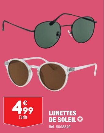 ALDI Lunettes de Soleil offre