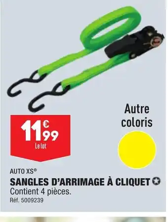 ALDI Sangles D'Arrimage à Cliquet offre