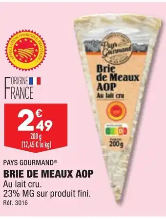 ALDI Brie de Meaux AOP offre