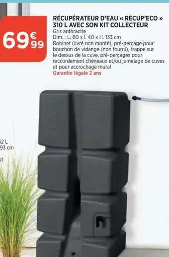 Bi1 Récupérateur D'Eau offre