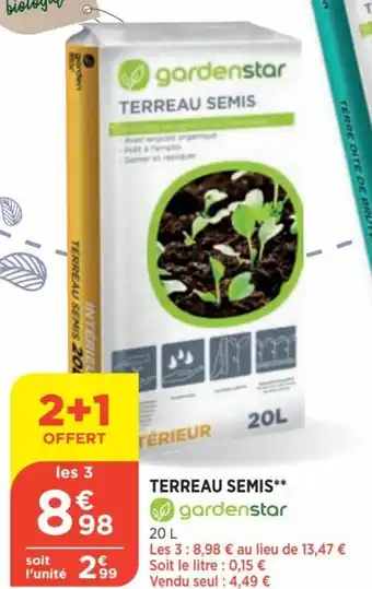Bi1 Terreau Semis offre