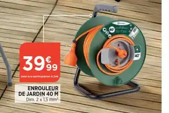 Bi1 Enrouleur de Jardin 40 M offre