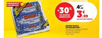 Super U Beurre Moule Paysan Breton offre