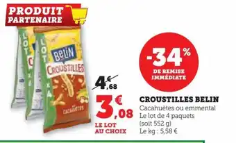 Super U Croustilles Belin offre