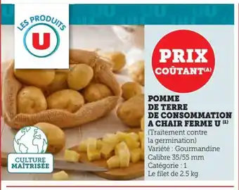 Super U Pomme de Terre de Consommation A Chair Ferme U offre