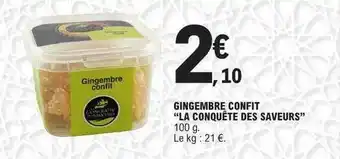 E.Leclerc Gingembre confit offre