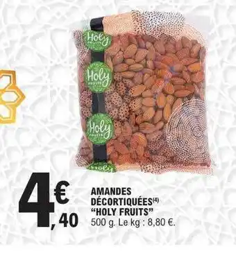 E.Leclerc Amandes décortiquées offre