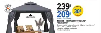 E.Leclerc Brico Tonnelle 4 x 3 m avec moustiquaire offre