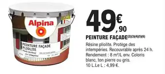 Peinture façade alpina