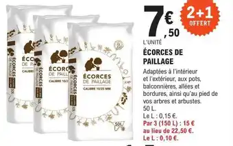 E.Leclerc Brico Écorces de paillage offre