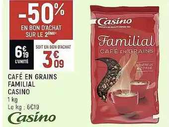 Spar Café en grains familial casino offre