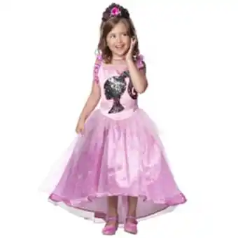 King Jouet Déguisement barbie paillettes 3/4 ans offre