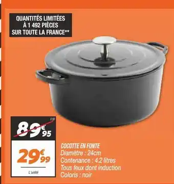 Netto Cocotte en fonte offre