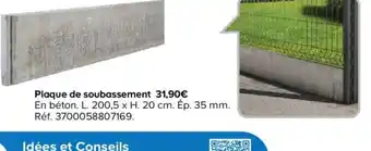 Castorama Plaque de soubassement offre