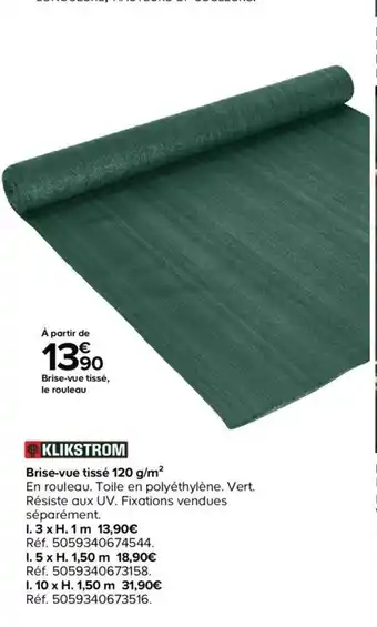 Brise-vue tisse