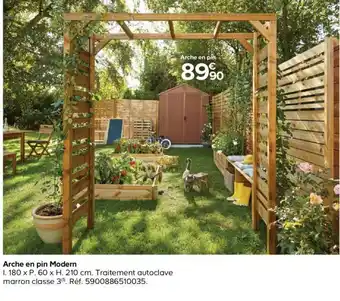Arche en pin modern