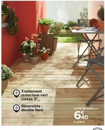 Castorama Lame de terrasse offre