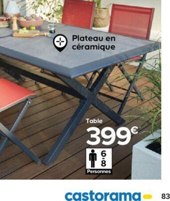 Castorama Table offre